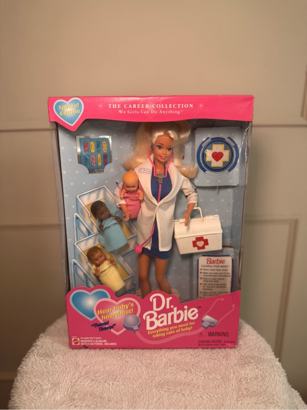 Vintage Dr Barbie Career Collection Doll New In Box